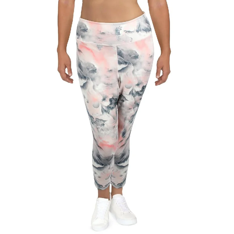 Fourlaps Womens Arc Crop Fitness Athletic Leggings