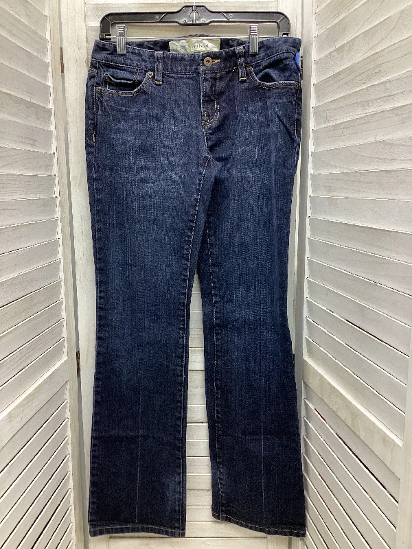 Jeans Boot Cut By Loft In Blue Denim, Size: 4