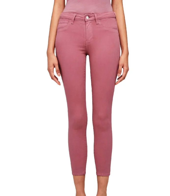 Margot High Rise Skinny Jeans In Wildrose