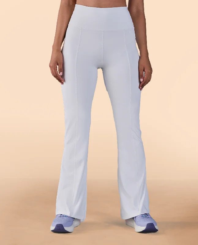 Formal Flare Pants in Second SKN White