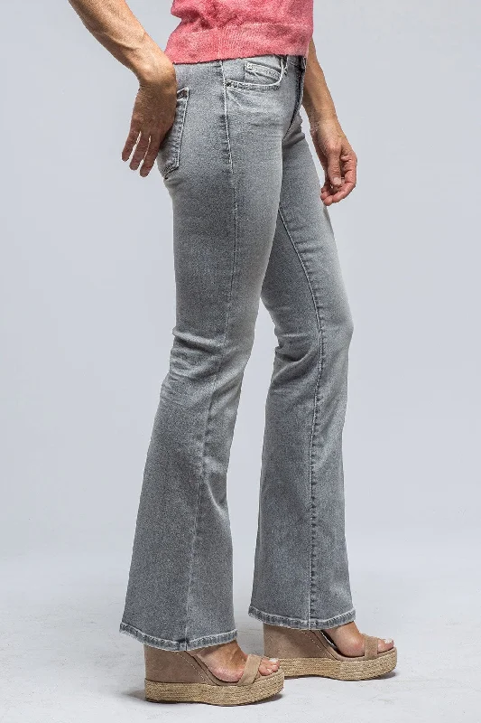 Paris Flared Jeans In Washed Grey