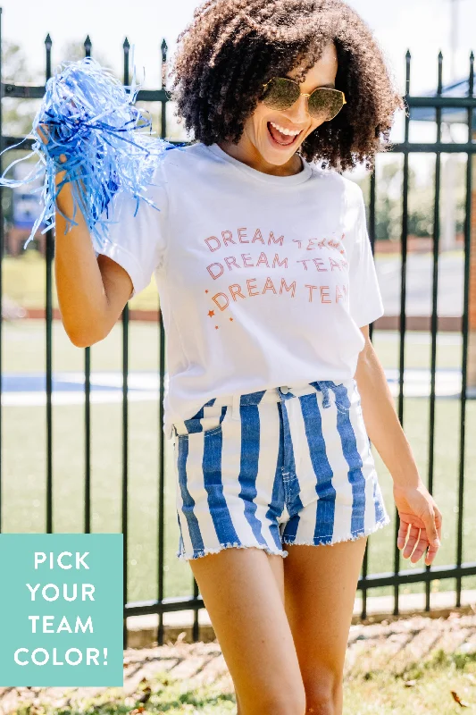 Dream Team White/Orange Graphic Tee